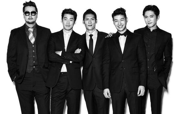 Kdramalive image of Joon Park with g.o.d members